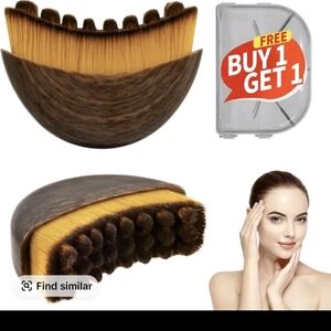 2 Gua Sha Facial Cleansing Brush with Soft Bristles